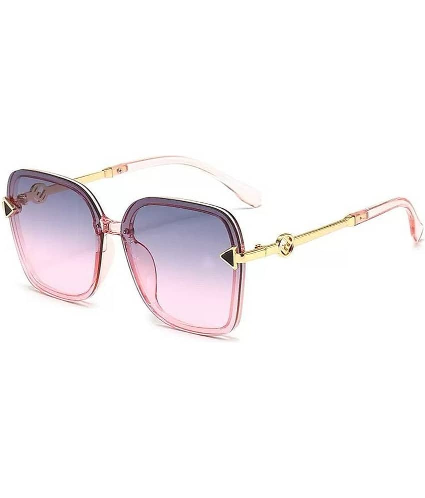 PIRASO Black Oversized Sunglasses ( Pack of 1 )