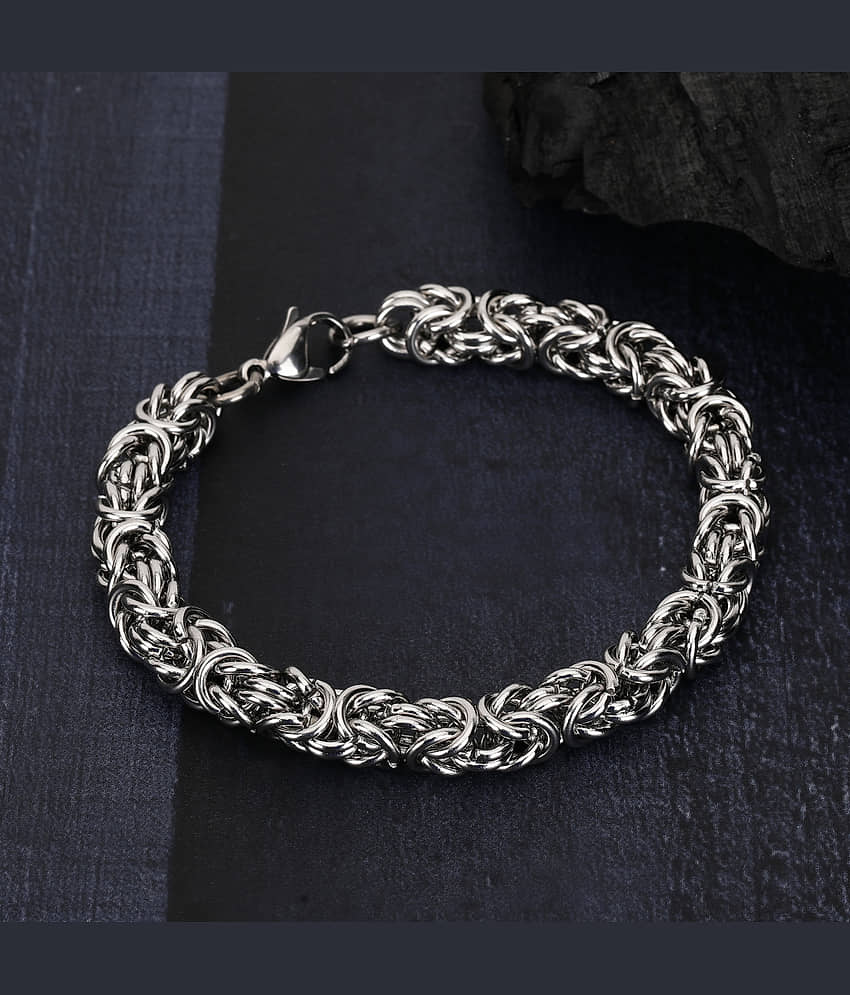 Thrillz Silver Bracelet ( Pack of 1 )