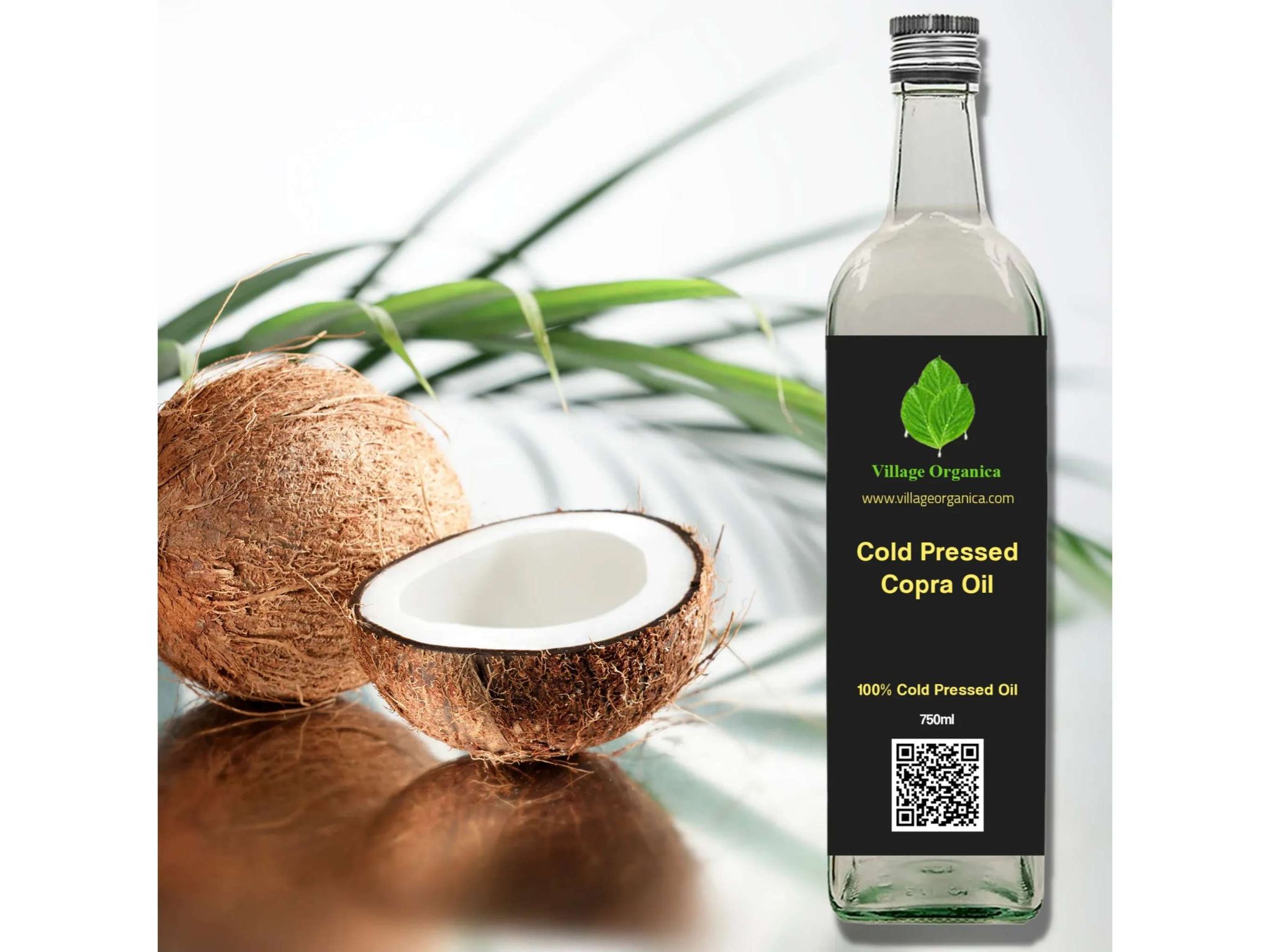 Cold Pressed Copra (Coconut) Oil - 750 Millilitre