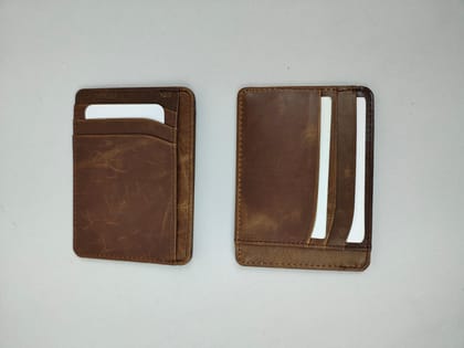MasterCrafts Leather Card Holder - Brown