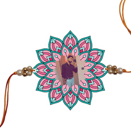 Photo Rakhi ( Customized / Personalized /  Happy Rakshabandhan / Photo Rakhi-1 Piece