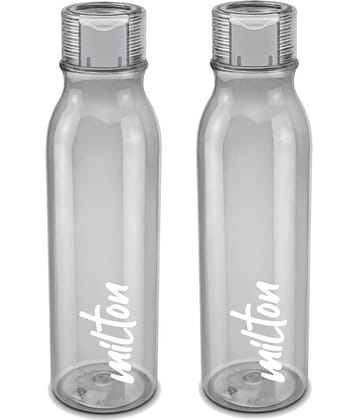 Milton Name Tag Pet Water Bottle, Set of 4, 1 Litre Each, Green