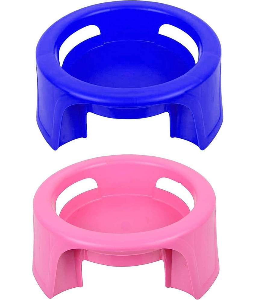 FIT4CHEF Multicolor Polypropylene Matka Stand ( Pack of 2 )
