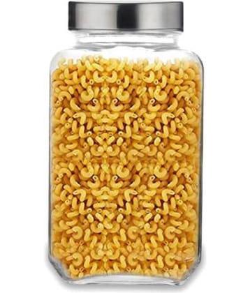 CROCO JAR Glass Transparent Spice Container ( Set of 1 )