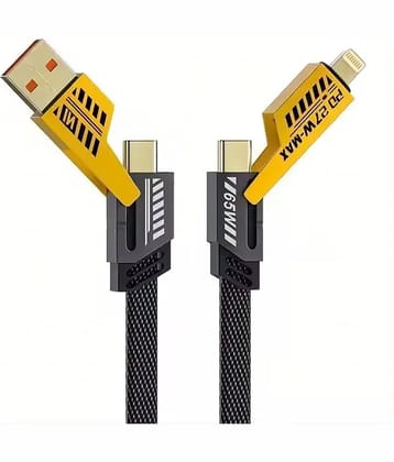 Tecsox Black 5 A Type C Cable 1 Meter