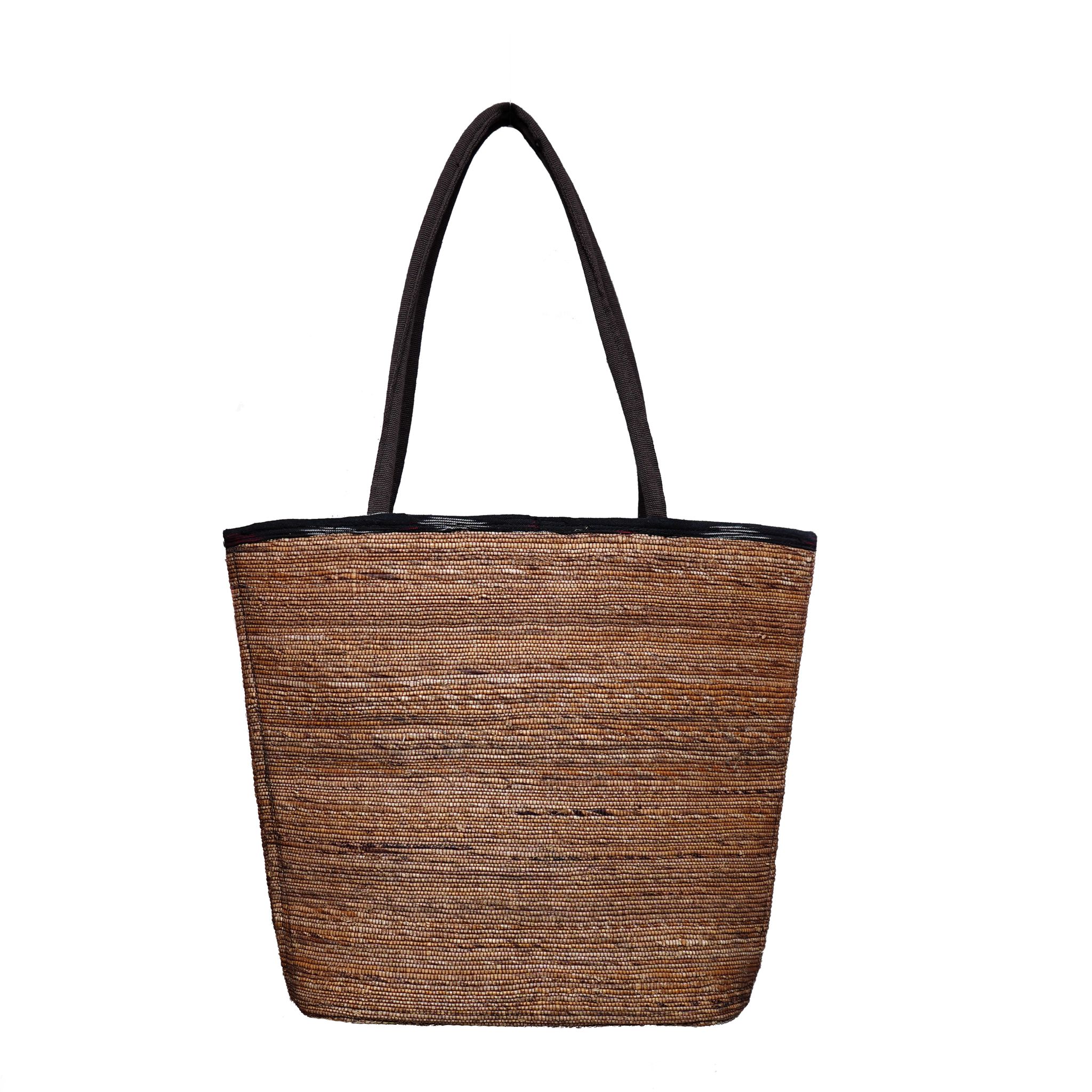 Banana Fiber V Bag New Design (1SGABAGKA00051)