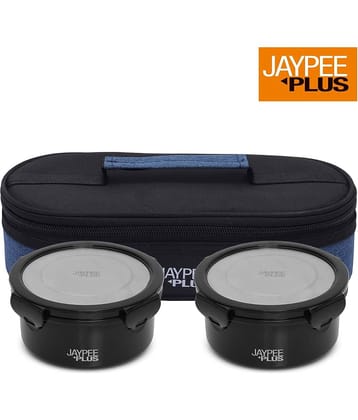 Jaypee Plus Micro Plus Stainless Steel Lunch Box 2 - Container ( Pack of 2 )