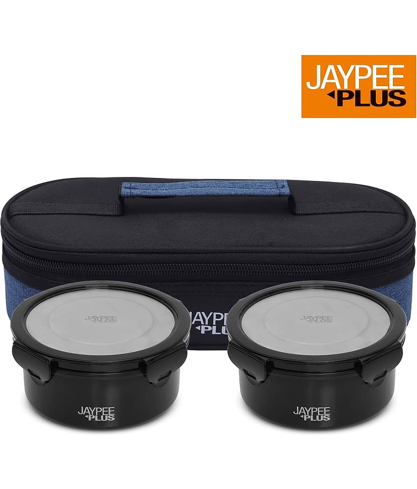 Jaypee Plus Micro Plus Stainless Steel Lunch Box 2 - Container ( Pack of 2 )