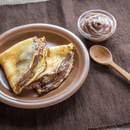 Chocolate crepe