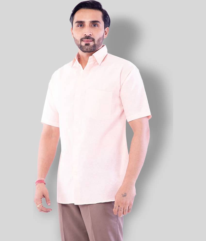 DESHBANDHU DBK - Pink Cotton Regular Fit Men's Casual Shirt (Pack of 1 )
