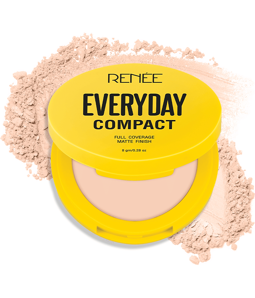 RENEE Everyday Compact Marble, Matte Finish, High Coverage, Ultralight, (Marble,8g)