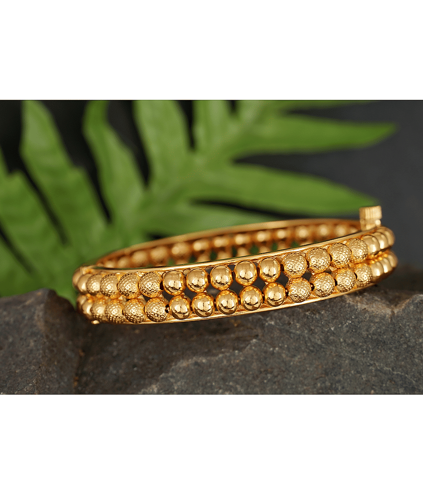 JFL - Jewellery For Less Gold Kada ( Pack of 1 )