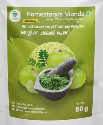 Homesteads Viands Amla Gooseberry Chutney Powder 50g Pack of 2