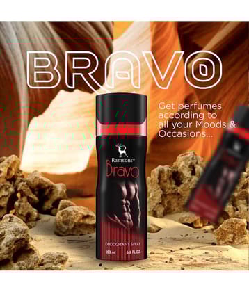 Ramsons - Bravo Deodorant Spray for Men 200 ml ( Pack of 1 )