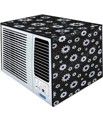 CASA FURNISHING Single Polyester White AC Cover for 1.5 Ton Window AC