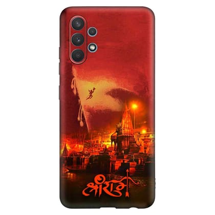 jay Shree Ram Samsung A32 Premium Embossed Mobile cover