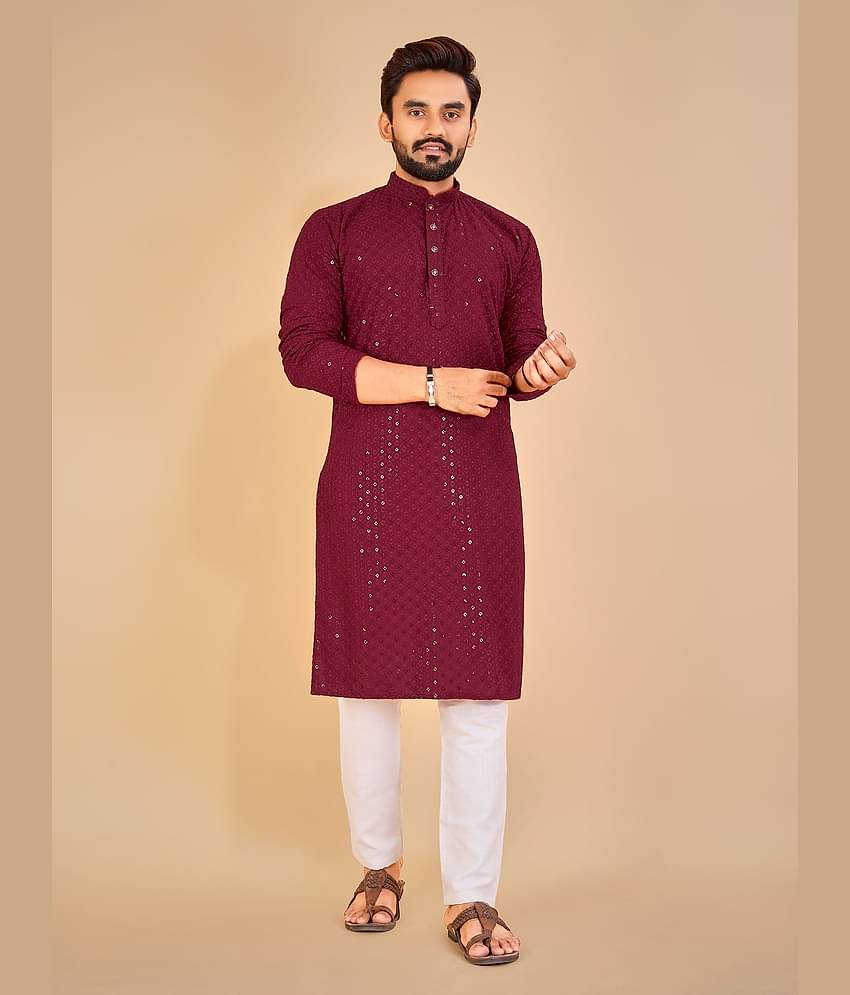 YUG ART - Yellow Cotton Regular Fit Men's Kurta Pyjama Set ( Pack of 1 )