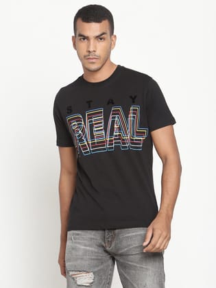 Punk REAL Black T-Shirt-M / Black