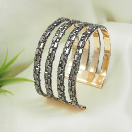 Multi Layered Adjustable Cuff Kada