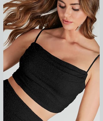 Addyvero Women's Polyester Crop Top ( Maroon )