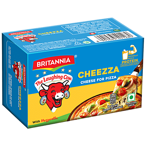 Britannia Cheese for Pizza Block - Goodness of Cow's Milk, 400 g Carton