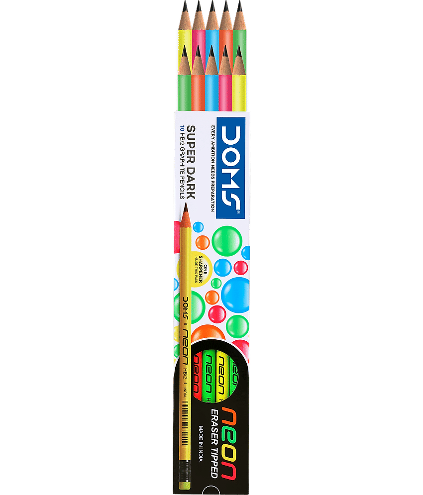 Doms Neon R/T Pencil ( Pack Of 5 Packet )