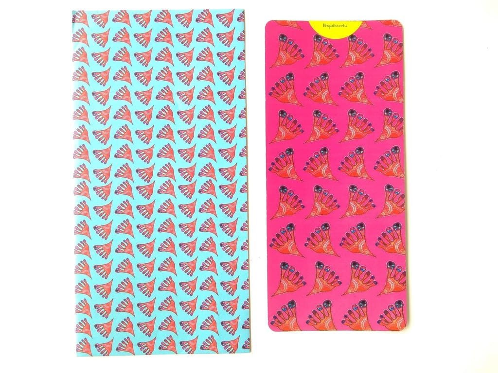 Lakshmi Padam Gift Envelopes and Card - light blue 2 - Palazzos | Buy online on ZillyBuy
