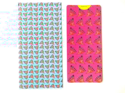 Lakshmi Padam Gift Envelopes and Card - light blue 2