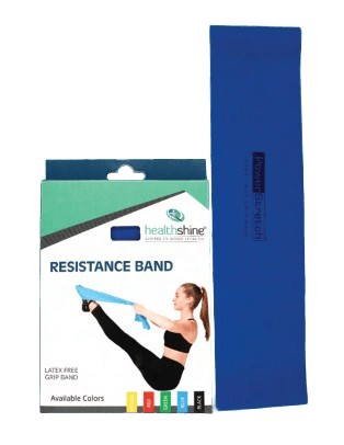 Resistance Band Latex Free Blue Healthshine