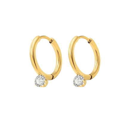 SIMPLE HUGGIES - 18K GOLD-PLATED