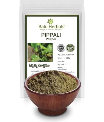 Balu Herbals Pippali Powder 100G Powder 100 Gm
