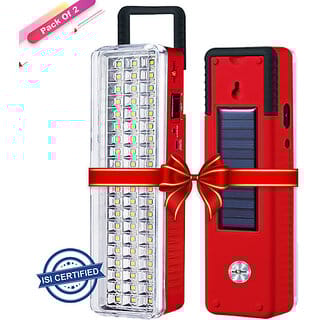 Daily Needs Shop Solar Rechargeable 42 SMD Extra Bright LED With AC / DC / Solar Charging Solar Light Set