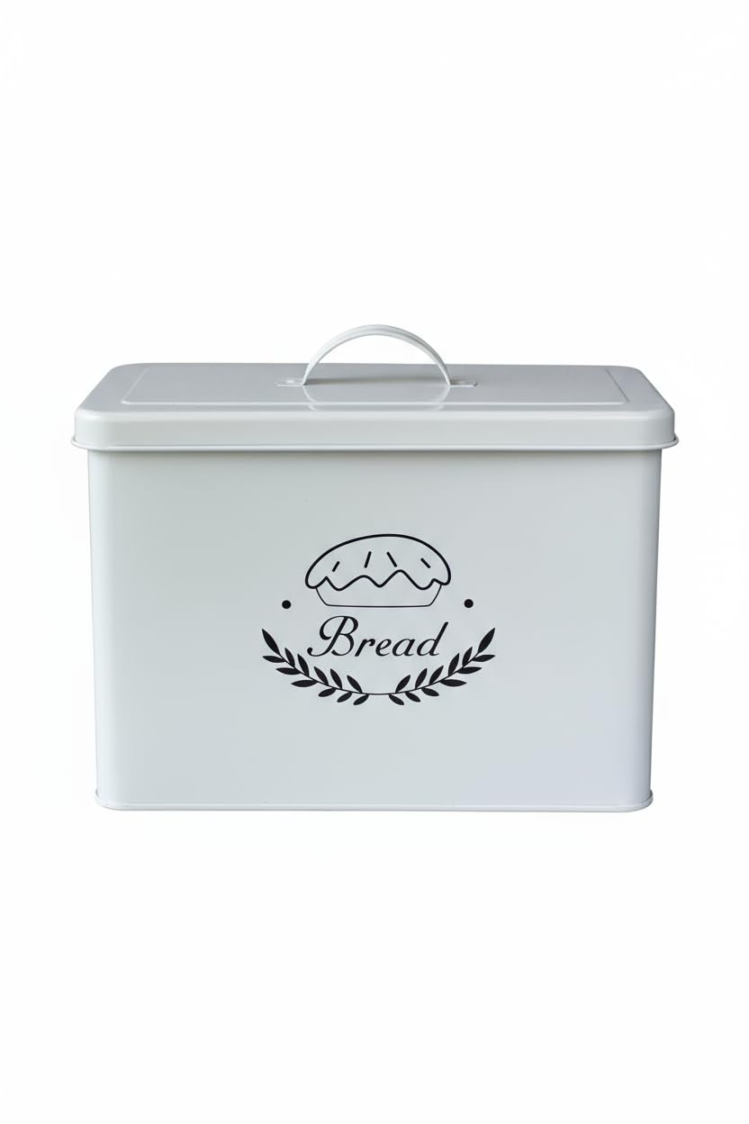 Aluminium Bread Box 32x18x22 cm | Durable Airtight Kitchen Storage Container