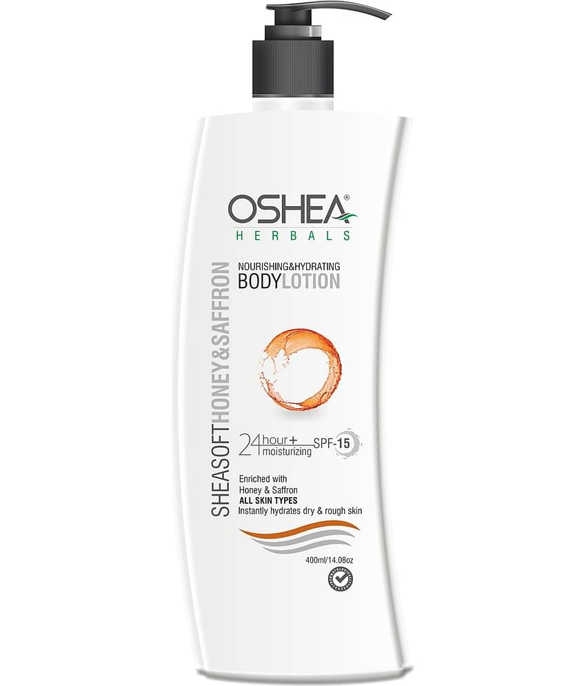 Oshea Herbals Sheasoft Honey & Saffron Body Lotion 400milliliters