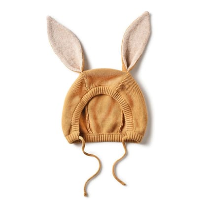 Grow Kind Knitted Bonnet Cap-0-6 M / Brown