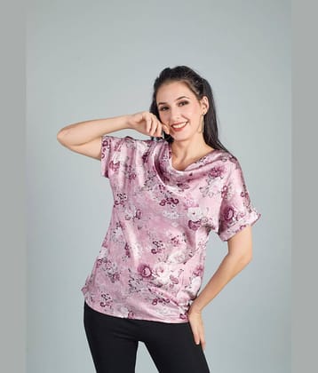 Mantra Fashion Women's Polyester Regular Top ( Pink )
