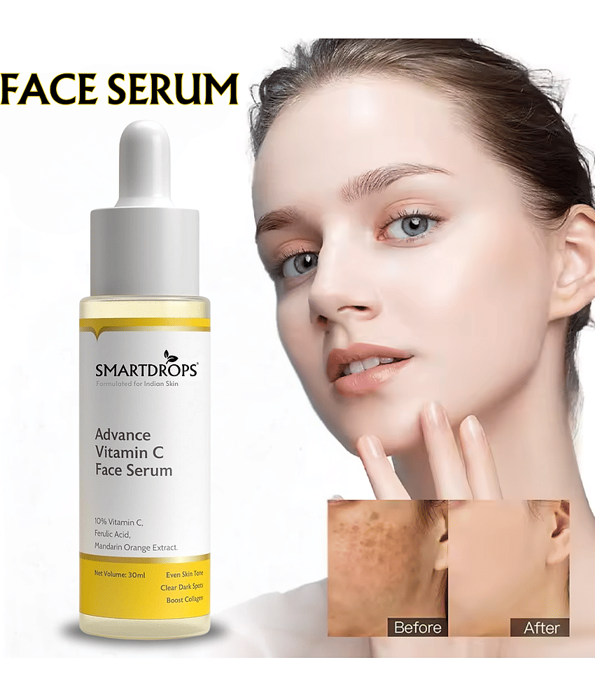 Smartdrops Face Serum Vitamin C Daily Care For All Skin Type ( Pack of 1 )