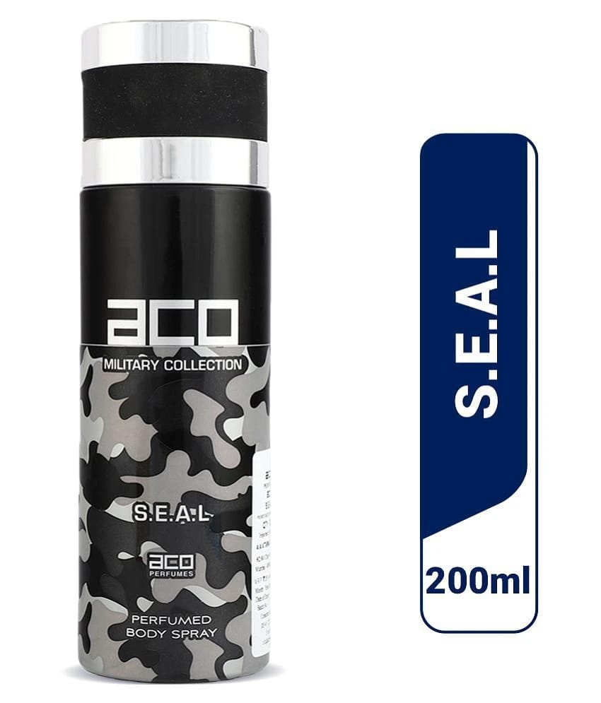 Aco Seal Deodorant Body Spray For Men, 200ml - 200ml