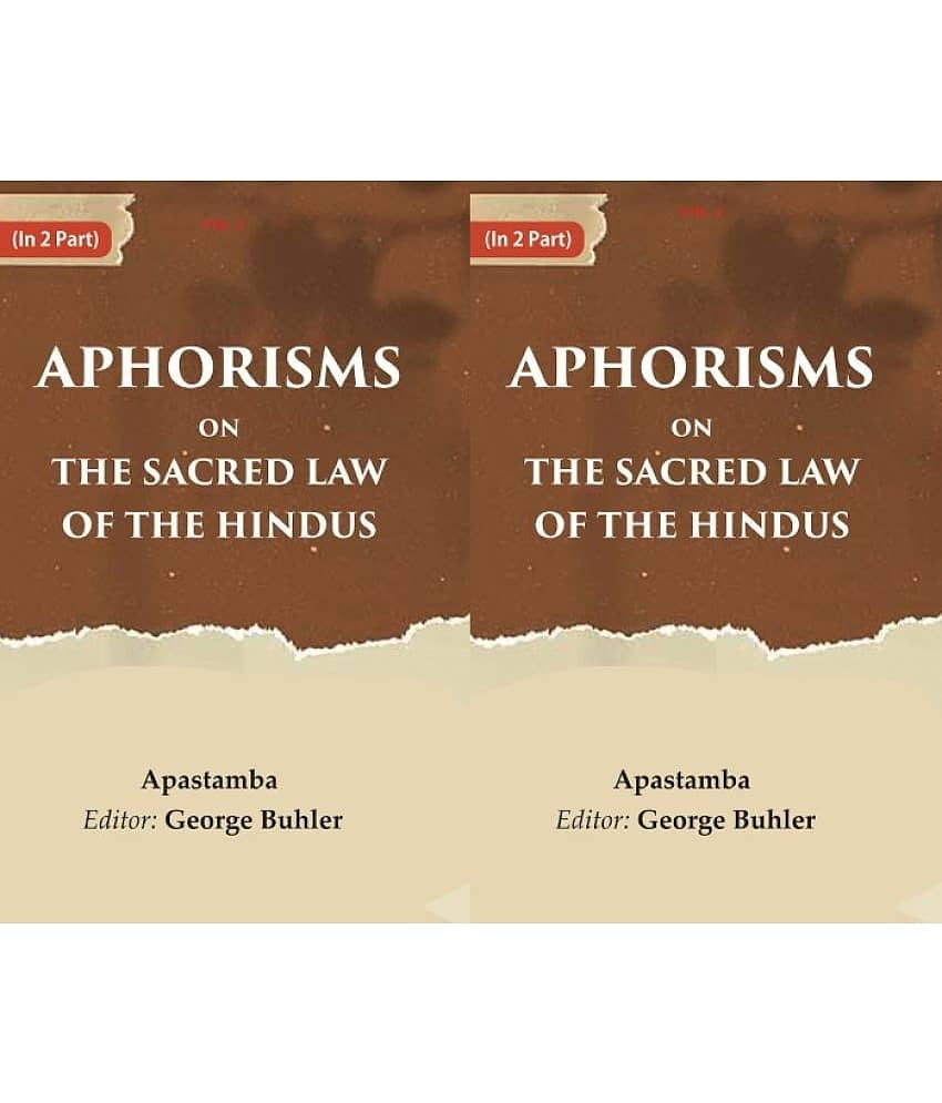 Aphorisms on the Sacred Law of the Hindus 2 Vols. Set