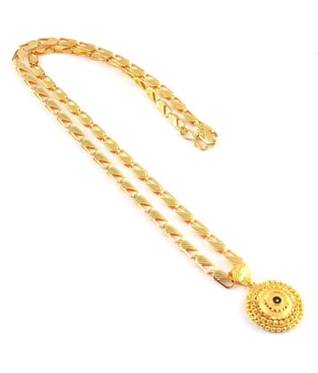 Jewar Mandi - Gold Pendant ( Pack of 1 )