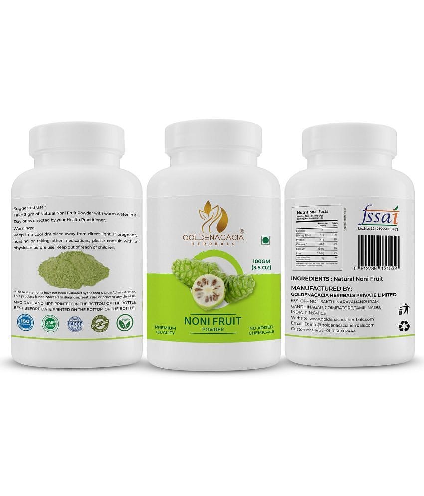 GOLDENACACIA HERRBALS Noni fruit 100 Powder 1 no.s