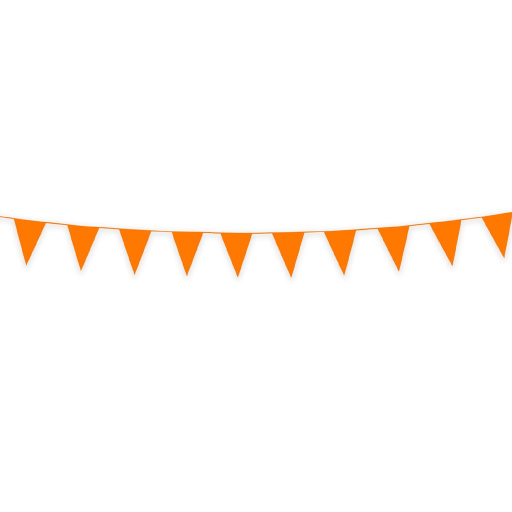 Orange Bunting Banner - Over 6 FT - Party and Festive Needs | Buy online on ZillyBuy