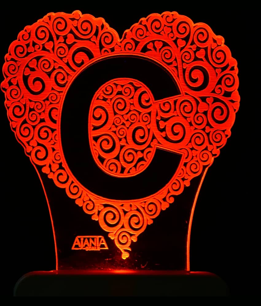 SUPER AJANTA Multicolor Night Lamp ( Pack of 1 )