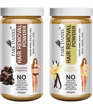 Park Daniel Chocolate +  Vanilla  Fragrance Hair Removal Powder 300 g Pack of 2