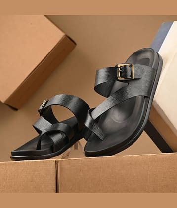 Leeport Black Men's Daily Slipper