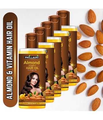 Phillauri Hair Growth Almond Oil 500 ml ( Pack of 5 )
