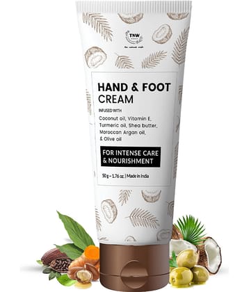 TNW - The Natural Wash Hand And Foot Cream For Nourished Hand & Feet, 50G