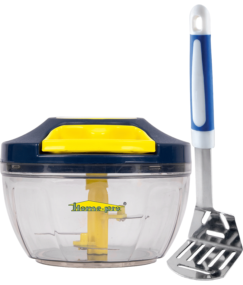 HomePro - Multicolor Plastic Mannual Chopper 450 ml ( Pack of 2 )