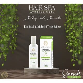 Enrrich Plus Hair Spa  Hair oil( Pack of 3)100ml Use Strong Hair Bottle 