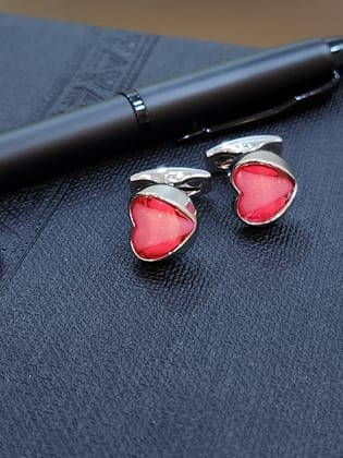 Heart Shaped Cufflinks